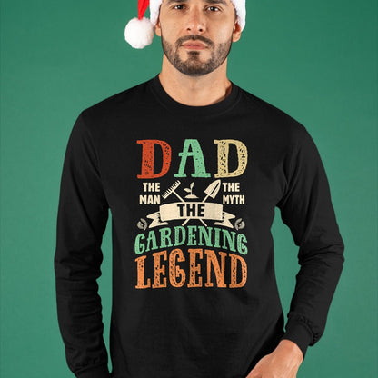 Best Farmer Life Shirt, Funny Farmer UnisexT-Shirt/Hoodie/Sweatshirt HLT00 - Dad The Man The Myth The Gardening Legend Father Gardener T-Shirt