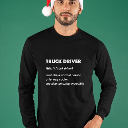 Best Truck Driver Life Shirt, Funny Trucker UnisexT-Shirt/Hoodie/Sweatshirt HLT00 - Truck Driver T-Shirt (8)