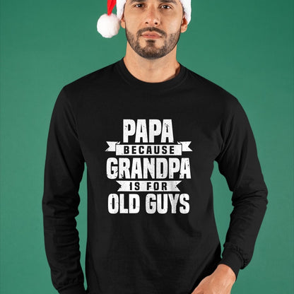 Best Grandpa Shirt, Proud Grandpa Unisex T-Shirt/Hoodie/Sweatshirt HLT00 - Funny Papa Art For Grandpa Men Dad Grandfather Father's Day T-Shirt