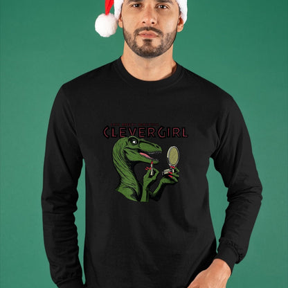Best Dinosaur Lover Shirt, Funny Dinosaur UnisexT-Shirt/Hoodie/Sweatshirt HLT00 - Easy Breezy Beautiful Clever Girl Dinosaur T-Shirt