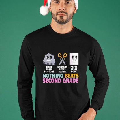 Best Teacher Shirt, Funny Teacher UnisexT-Shirt/Hoodie/Sweatshirt HLT00 - Nothing Beats 2nd Second Grade Back to School Teacher Kids T-Shirt
