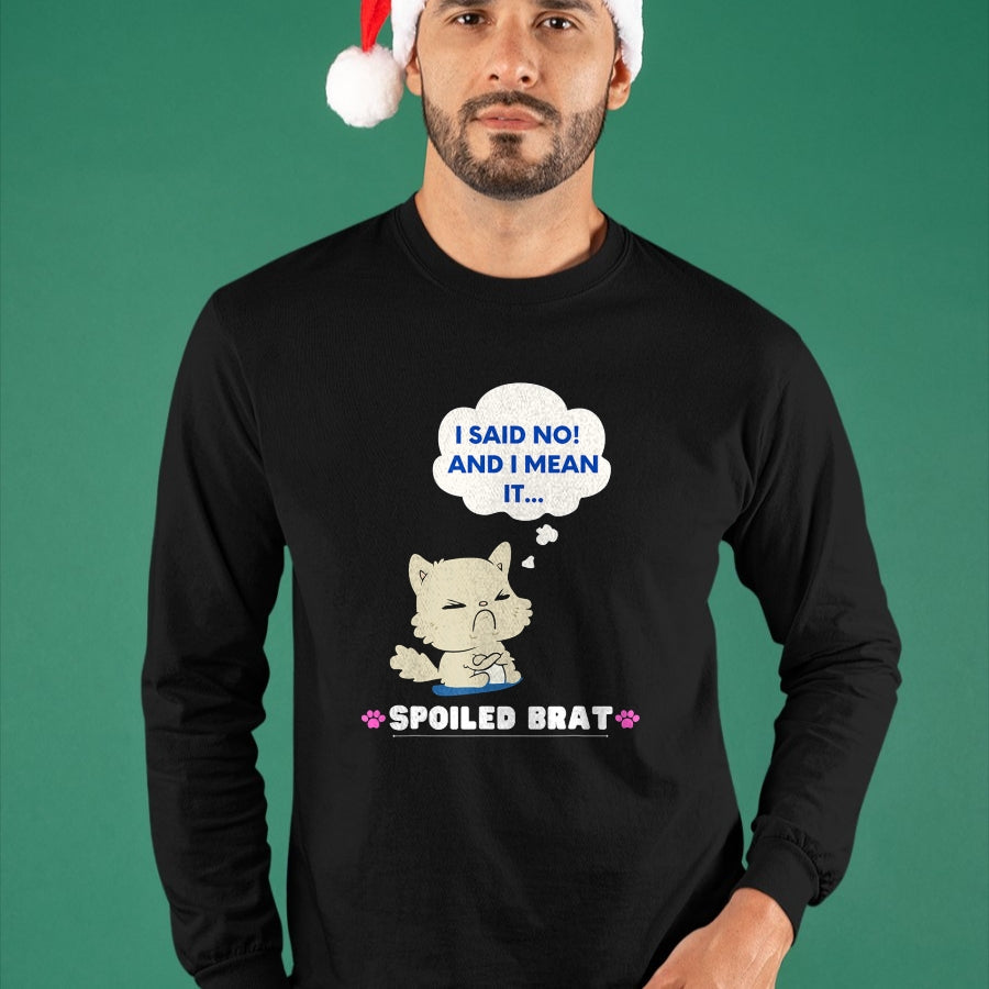 Best Wife Shirt, Wife and Husband Unisex T-Shirt/Hoodie/Sweatshirt HLT00 - Funny Cute Spoiled Brat Cat T-Shirt