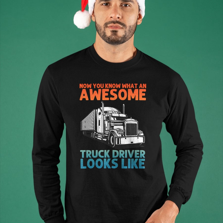 Best Truck Driver Life Shirt, Funny Trucker UnisexT-Shirt/Hoodie/Sweatshirt HLT00 - Truck Driver Art for Men Women Truck Driver Trucking Trucker T-Shirt