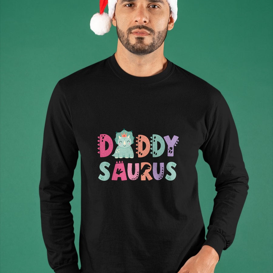 Best Dinosaur Lover Shirt, Funny Dinosaur UnisexT-Shirt/Hoodie/Sweatshirt HLT00 - Daddy Saurus Dad Dinosaur Three Rex Birthday Boy Girl T-Shirt