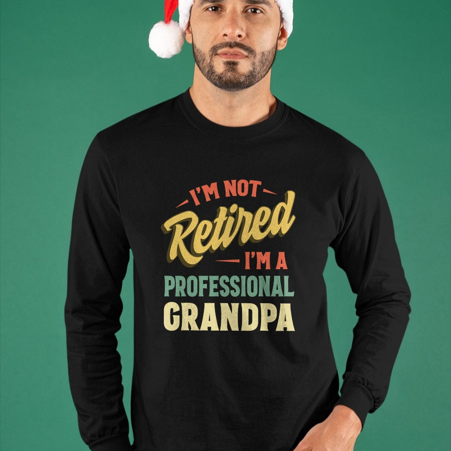 Best Grandpa Shirt, Proud Grandpa Unisex T-Shirt/Hoodie/Sweatshirt HLT00 - Grandpa For Men Funny Fathers Day Retired Grandpa T-Shirt