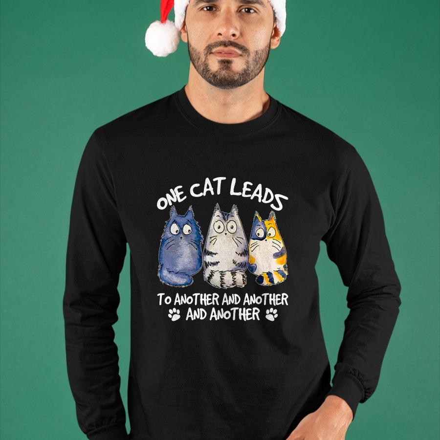 Cat Love Shirt, Funny Cat Lover Gift UnisexT-Shirt/Hoodie/Sweatshirt HLT00 - Funny Cat Design Cat Lover Kitten Cat T-Shirt (1)