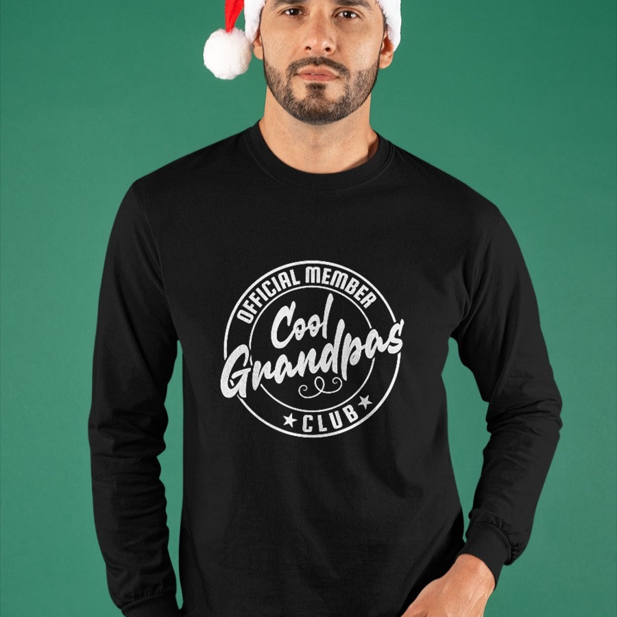 Best Grandpa Shirt, Proud Grandpa Unisex T-Shirt/Hoodie/Sweatshirt HLT00 - Cool Grandpas Club Official Member Vintage T-Shirt