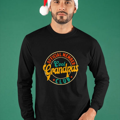 Best Grandpa Shirt, Proud Grandpa Unisex T-Shirt/Hoodie/Sweatshirt HLT00 - Cool Grandpas Club Official Member Father's Day T-Shirt