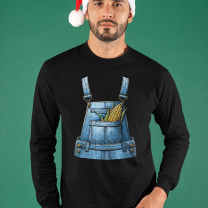 Best Farmer Life Shirt, Funny Farmer UnisexT-Shirt/Hoodie/Sweatshirt HLT00 - Halloween Overalls Corn Farm Costume Farmer Men Women Kids T-Shirt, Men, Black, Large
