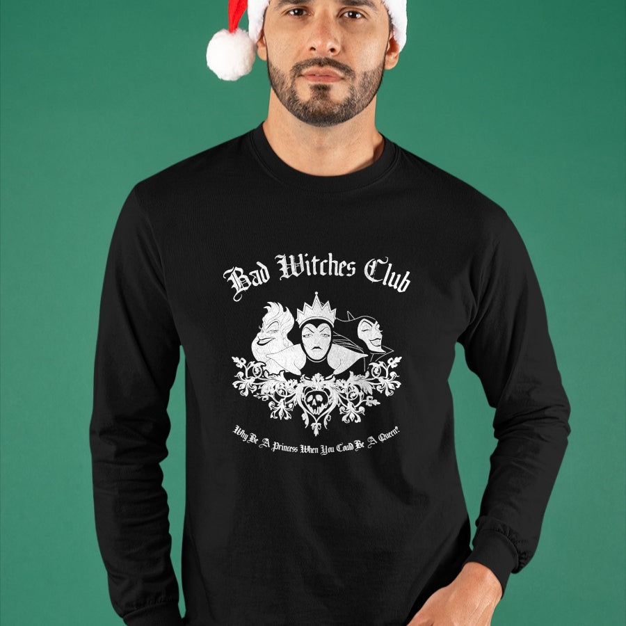 Best Wife Shirt, Wife and Husband Unisex T-Shirt/Hoodie/Sweatshirt HLT00 - Disney Villains Bad Witches Club Group Shot Vintage T-Shirt