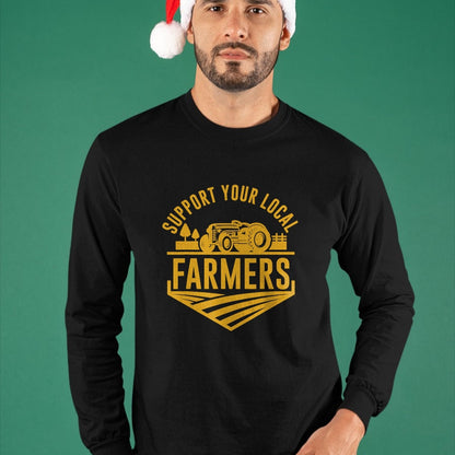 Best Farmer Life Shirt, Funny Farmer UnisexT-Shirt/Hoodie/Sweatshirt HLT00 - Farm Local Food Patriotic Farming Gift Idea Farmer T-Shirt Small