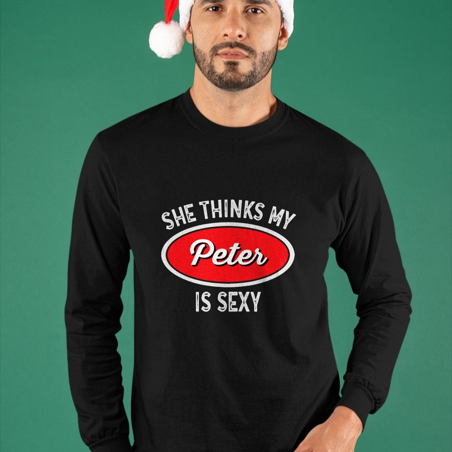 Best Truck Driver Life Shirt, Funny Trucker UnisexT-Shirt/Hoodie/Sweatshirt HLT00 - Funny Truck Driver T-Shirt - She Thinks My Peter is Sexy T-Shirt