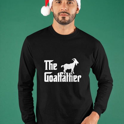 Best Farmer Life Shirt, Funny Farmer UnisexT-Shirt/Hoodie/Sweatshirt HLT00 - The Goatfather Funny Goat Father Lover T-Shirt Gift T-Shirt