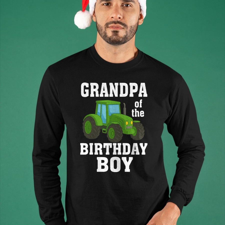 Best Farmer Life Shirt, Funny Farmer UnisexT-Shirt/Hoodie/Sweatshirt HLT00 - Funny Grandpa of The Birthday Boy Tractor Farm Family T-Shirt