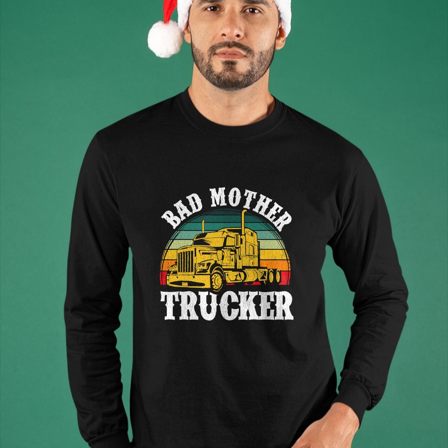 Best Truck Driver Life Shirt, Funny Trucker UnisexT-Shirt/Hoodie/Sweatshirt HLT00 - Funny Trucker Design for Men Big Rig Trucker Truck Driver T-Shirt (2)