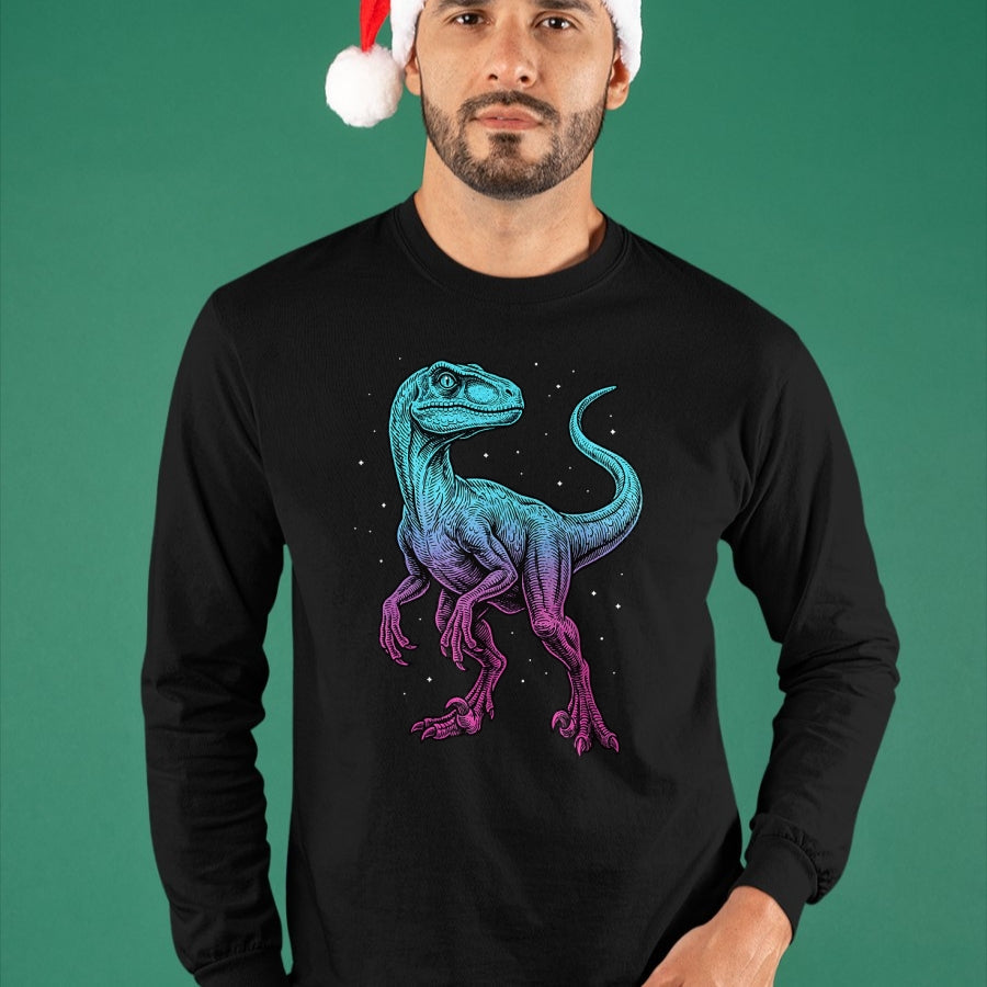 Best Dinosaur Lover Shirt, Funny Dinosaur UnisexT-Shirt/Hoodie/Sweatshirt HLT00 - Velociraptor Illustration Dinosaur T-Shirt