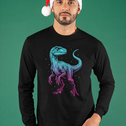 Best Dinosaur Lover Shirt, Funny Dinosaur UnisexT-Shirt/Hoodie/Sweatshirt HLT00 - Velociraptor Illustration Dinosaur T-Shirt
