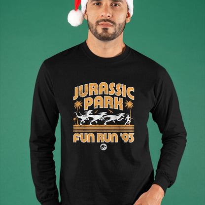 Best Dinosaur Lover Shirt, Funny Dinosaur UnisexT-Shirt/Hoodie/Sweatshirt HLT00 - Jurassic Park Fun Run _93 T-Shirt