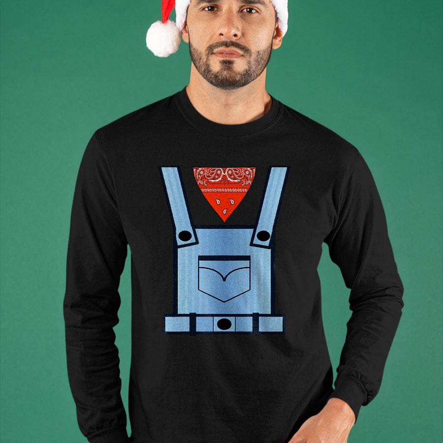 Best Farmer Life Shirt, Funny Farmer UnisexT-Shirt/Hoodie/Sweatshirt HLT00 - Farmer Bib Overall Cowboy Bandana Printed Costume T-Shirt T-Shirt, Men, Black, 3X-Large