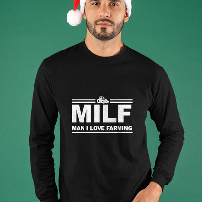 Best Farmer Life Shirt, Funny Farmer UnisexT-Shirt/Hoodie/Sweatshirt HLT00 - Milf Man I Love Farming Shirt  Farm Farmer Tractor Lover T-Shirt