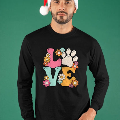 Cat Love Shirt, Funny Cat Lover Gift UnisexT-Shirt/Hoodie/Sweatshirt HLT00 - Groovy Paw Love Cat Dog Lover Pet Owner Women Girls Kids T-Shirt
