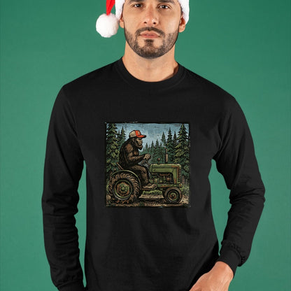 Best Farmer Life Shirt, Funny Farmer UnisexT-Shirt/Hoodie/Sweatshirt HLT00 - Bigfoot Sasquatch Tractor Funny Farm Farmer Men Women Kids T-Shirt