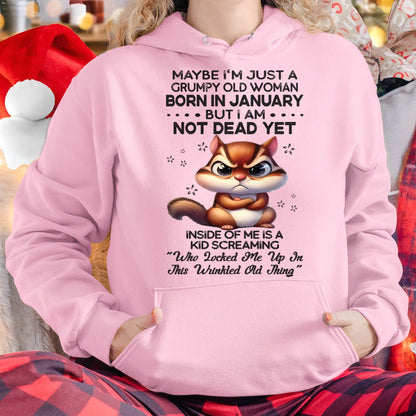 January - Grumpy Old Woman - Birrthday Gift For Women - HLT01 (SKU09-22-01)