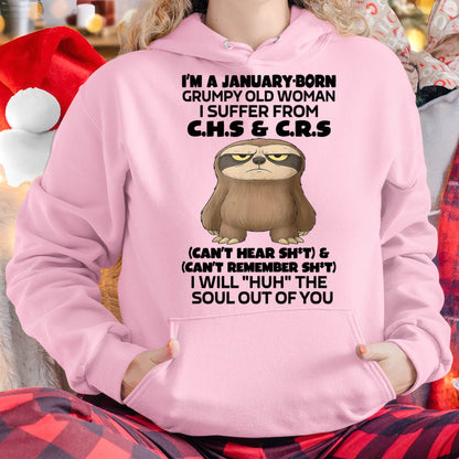 January - Grumpy Old Woman - Birrthday Gift For Women - HLT01 (SKU09-21-01)