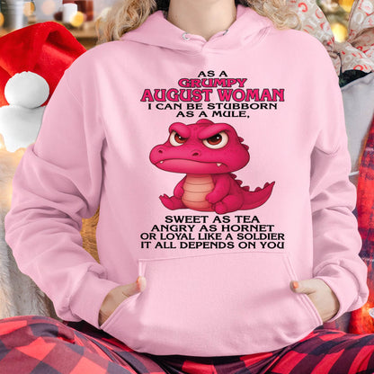 August - Grumpy Old Woman - Perfect Gift For Women - HLT08 (SKU09-31-08)
