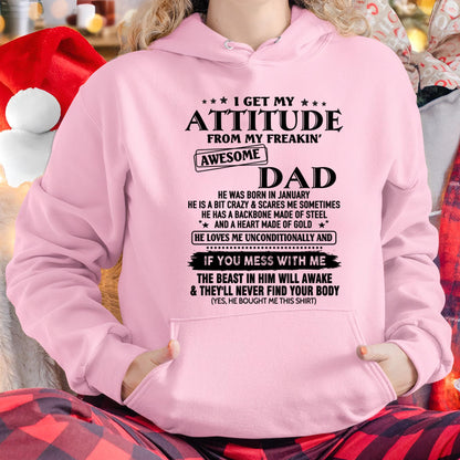 January - Gift For Son and Daughter From Dad - HLT01 - (SKU-TDADC-01)