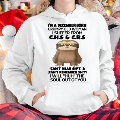 December - Grumpy Old Woman - Birrthday Gift For Women - HLT12 (SKU09-21-12)