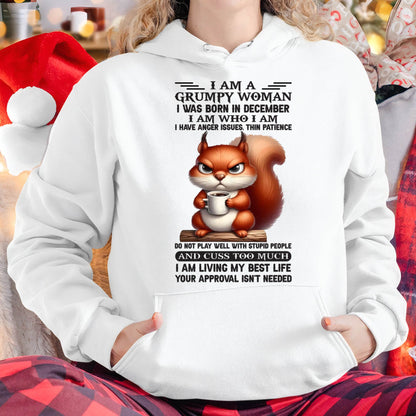 DECEMBER - GRUMPY WOMAN - BIRTHDAY GIFT FOR WOMEN - HLT12 (SKU09-07-12)