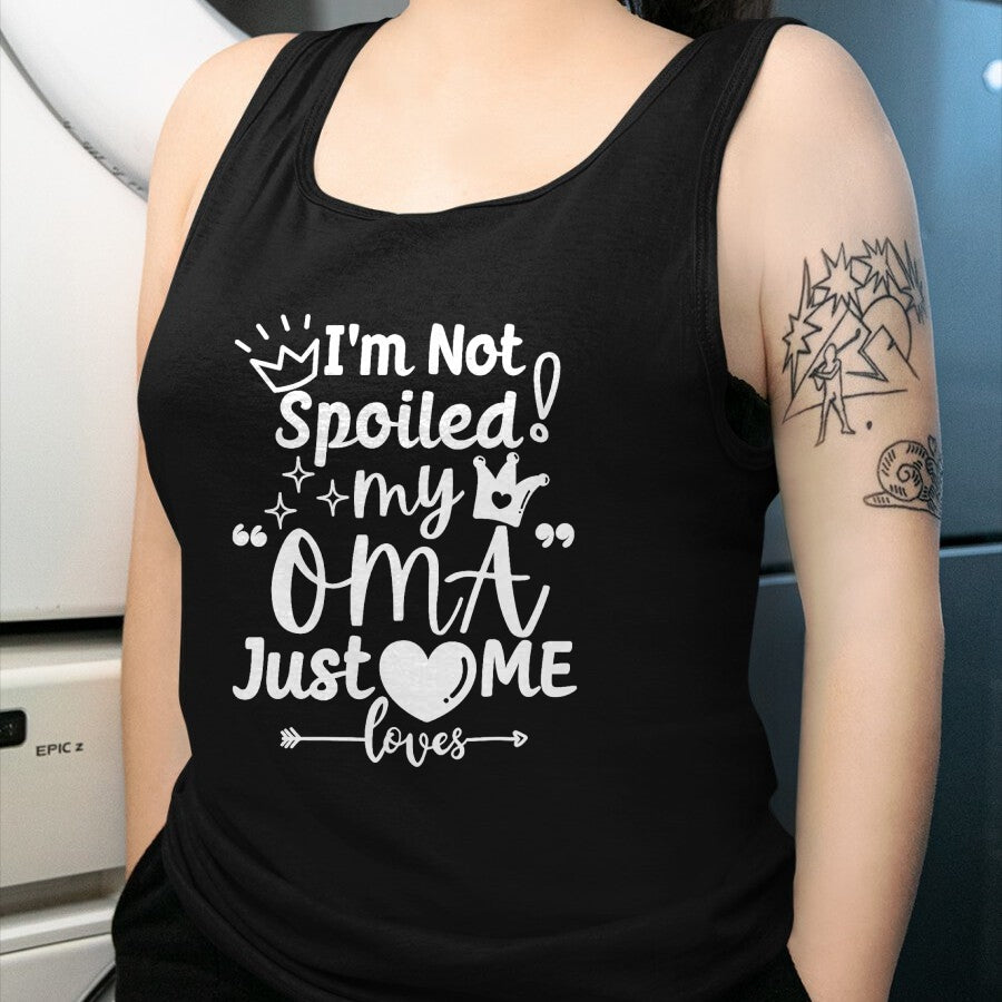 Best Wife Shirt, Wife and Husband Unisex T-Shirt/Hoodie/Sweatshirt HLT00 - I'm Not Spoiled My Oma Just Loves Me for Team Boys Matching T-Shirt (1)