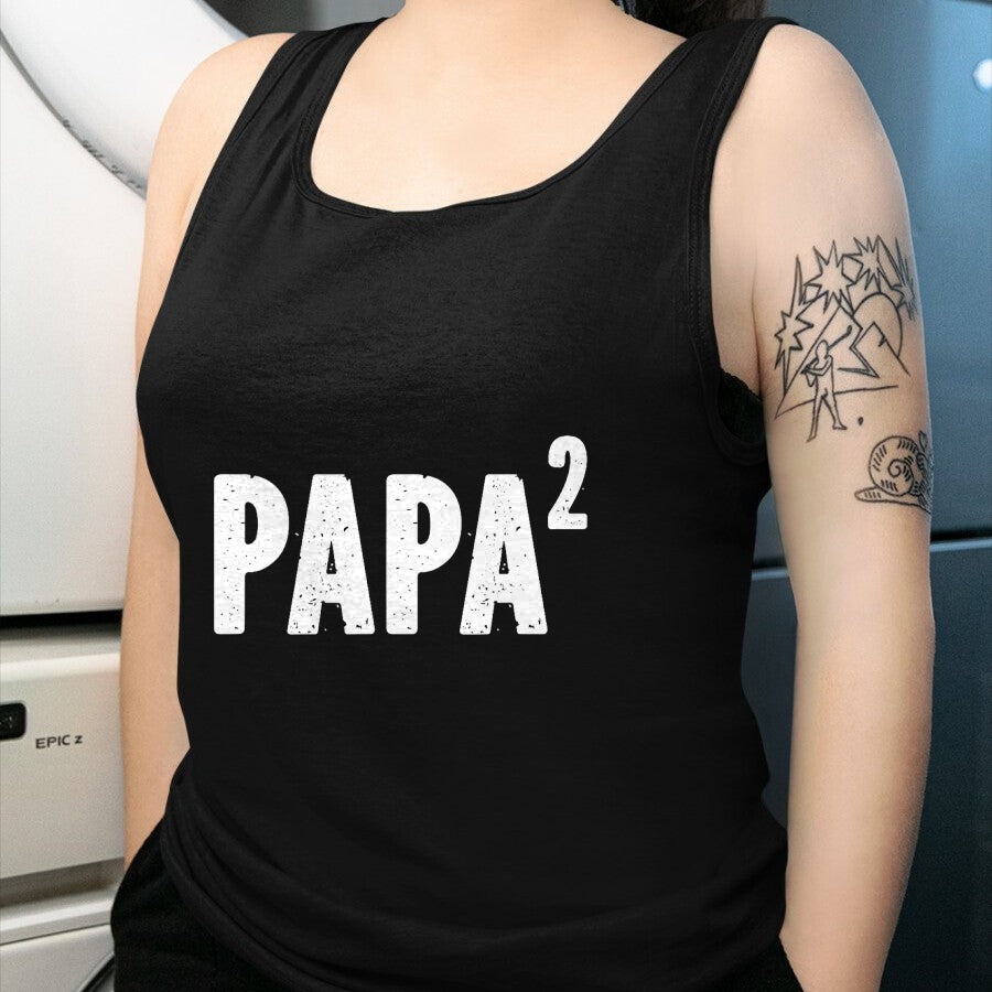 Best Grandpa Shirt, Proud Grandpa Unisex T-Shirt/Hoodie/Sweatshirt HLT00 - Papa 2 Papa Squared For Grandpa from Granddaughter Grandson T-Shirt