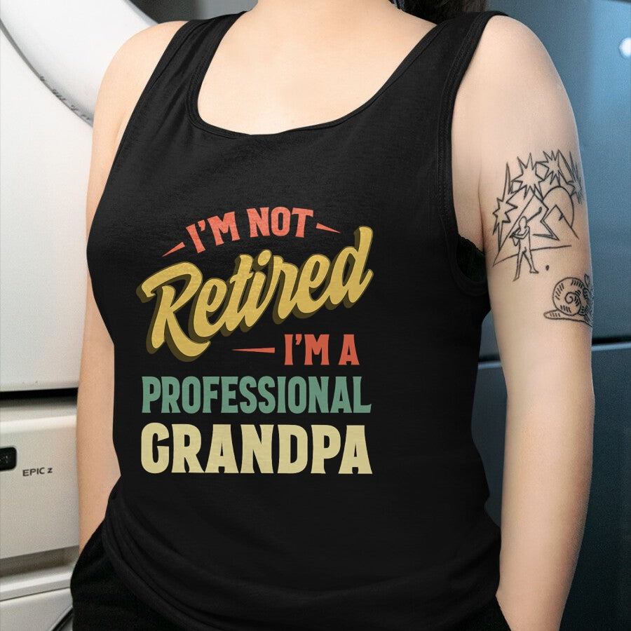 Best Grandpa Shirt, Proud Grandpa Unisex T-Shirt/Hoodie/Sweatshirt HLT00 - Grandpa For Men Funny Fathers Day Retired Grandpa T-Shirt