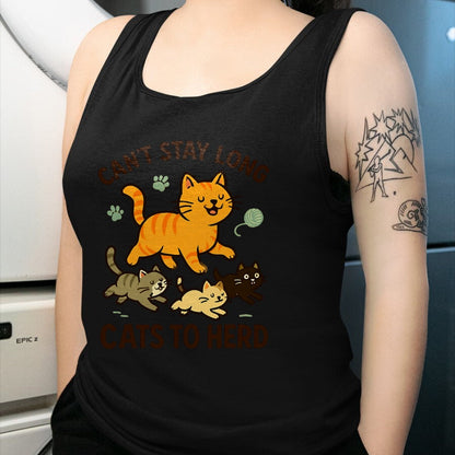 Cat Love Shirt, Funny Cat Lover Gift UnisexT-Shirt/Hoodie/Sweatshirt HLT00 - Funny Herding Cats Joke Cat Kitten T-Shirt