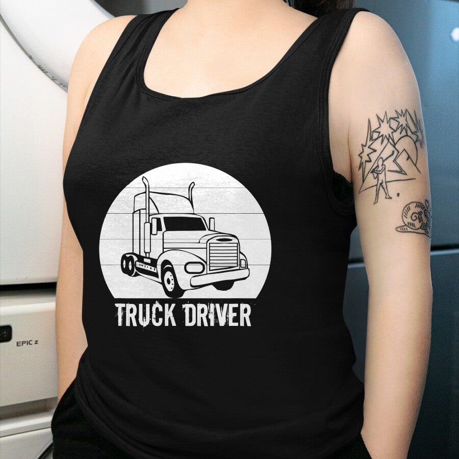 Best Truck Driver Life Shirt, Funny Trucker UnisexT-Shirt/Hoodie/Sweatshirt HLT00 - Truck Driver T-Shirt (4)