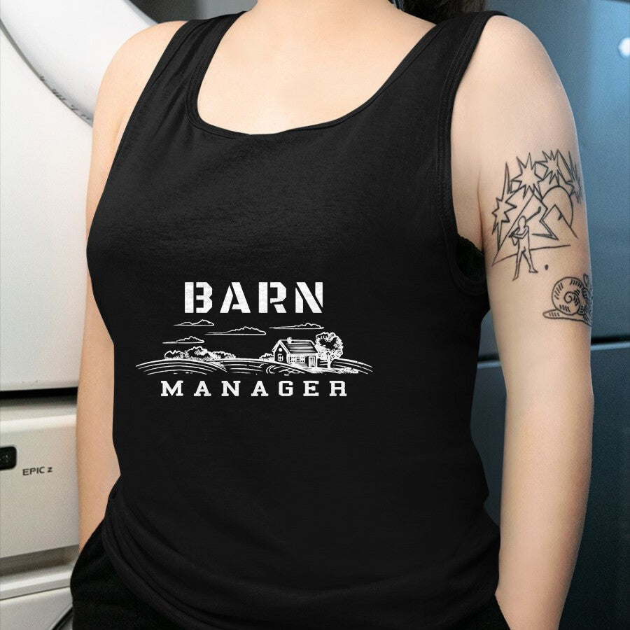 Best Farmer Life Shirt, Funny Farmer UnisexT-Shirt/Hoodie/Sweatshirt HLT00 - Barn Manager T-Shirt