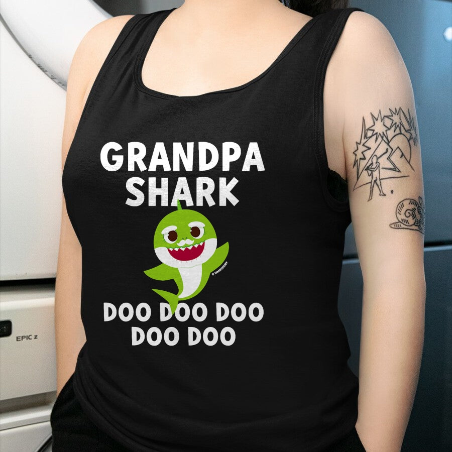 Best Grandpa Shirt, Proud Grandpa Unisex T-Shirt/Hoodie/Sweatshirt HLT00 - Pinkfong Grandpa Shark Official T-shirt T-Shirt (1)