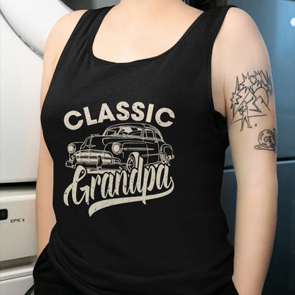 Best Grandpa Shirt, Proud Grandpa Unisex T-Shirt/Hoodie/Sweatshirt HLT00 -Classic Grandpa Funny Saying Car Lover Men Dad Papa Grandpa T-Shirt