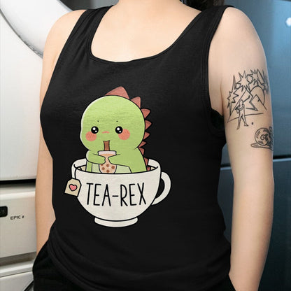 Best Dinosaur Lover Shirt, Funny Dinosaur UnisexT-Shirt/Hoodie/Sweatshirt HLT00 - Boba Tea-Rex Cute T-Rex Dinosaur Lover Kawaii Funny Dino Pun T-Shirt