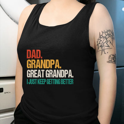 Best Grandpa Shirt, Proud Grandpa Unisex T-Shirt/Hoodie/Sweatshirt HLT00 - Dad Grandpa Great Grandpa Fathers Day For Great Grandfather T-Shirt