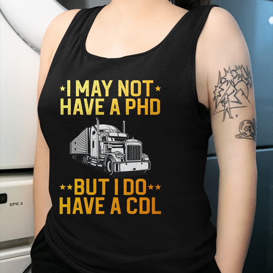Best Truck Driver Life Shirt, Funny Trucker UnisexT-Shirt/Hoodie/Sweatshirt HLT00 - Best CDL Driver Art for Men Women Trucker CDL Truck Driver T-Shirt, Men, Black, X-Large