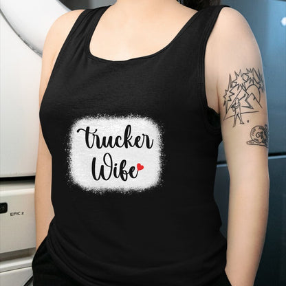 Best Truck Driver Life Shirt, Funny Trucker UnisexT-Shirt/Hoodie/Sweatshirt HLT00 - Truck Driver Wife Mom Women's Gift Funny Trucker Wife T-Shirt
