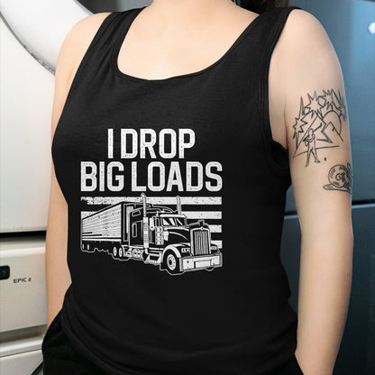 Best Truck Driver Life Shirt, Funny Trucker UnisexT-Shirt/Hoodie/Sweatshirt HLT00 - Funny Trucker Design for Men Women Semi Truck Driver Lover T-Shirt, Men, Black, 3X-Large (1)