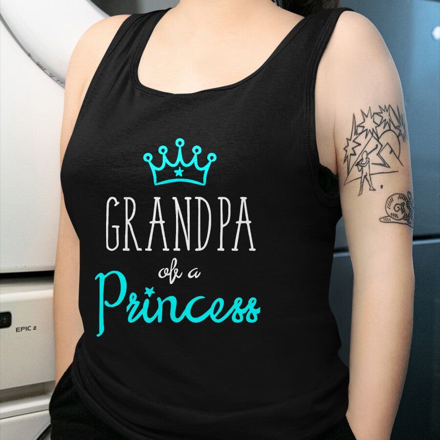Best Grandpa Shirt, Proud Grandpa Unisex T-Shirt/Hoodie/Sweatshirt HLT00 - Grandpa Granddaughter Shirts Matching Set King and Princess T-Shirt