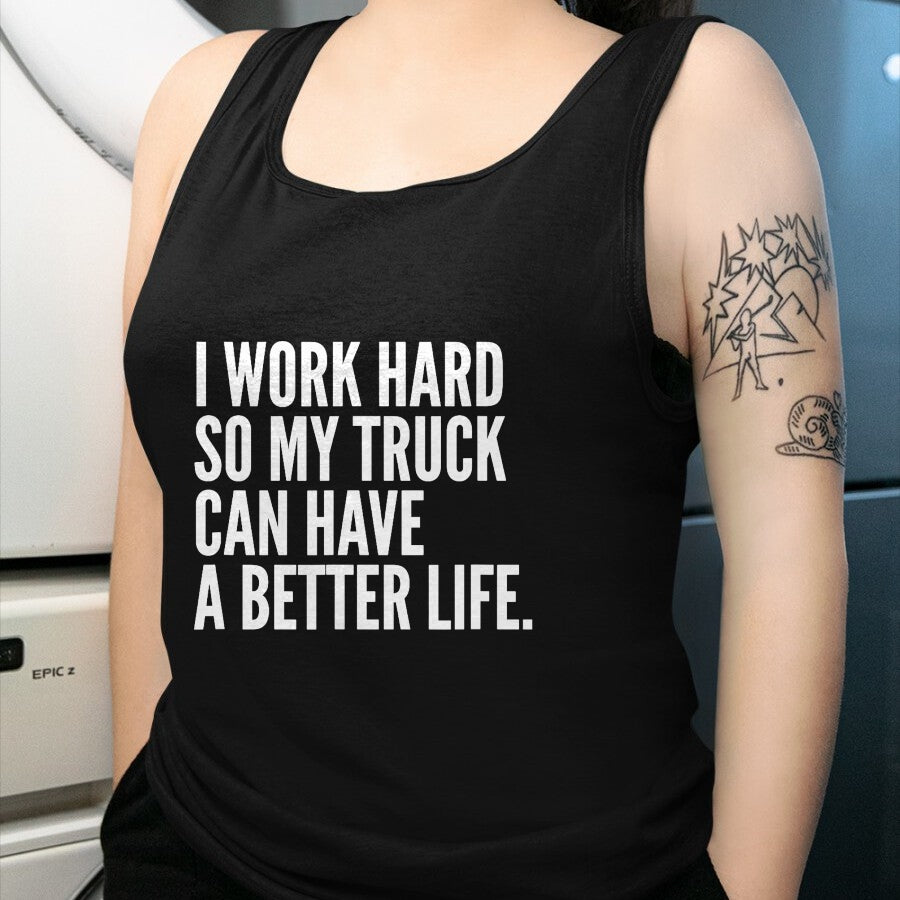 Best Truck Driver Life Shirt, Funny Trucker UnisexT-Shirt/Hoodie/Sweatshirt HLT00 - Funny Truck Owner Gift  Pickup Truck Driver Enthusiast T-Shirt