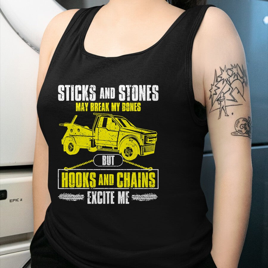 Best Truck Driver Life Shirt, Funny Trucker UnisexT-Shirt/Hoodie/Sweatshirt HLT00 - Tow Truck Driver Breakdown Lorry - Thin Yellow Line Trucker T-Shirt Small