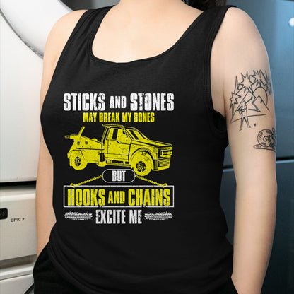Best Truck Driver Life Shirt, Funny Trucker UnisexT-Shirt/Hoodie/Sweatshirt HLT00 - Tow Truck Driver Breakdown Lorry - Thin Yellow Line Trucker T-Shirt Small