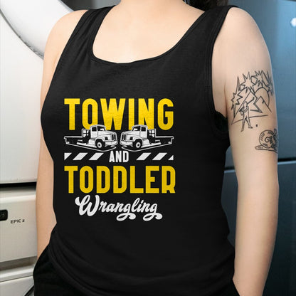 Best Truck Driver Life Shirt, Funny Trucker UnisexT-Shirt/Hoodie/Sweatshirt HLT00 - Tow Truck Driver Dad Trucker Toddler T-Shirt